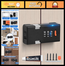 Keyless Cabinet Lock - 3-Digit Combination Code Hasp Latch for Drawers  Doors