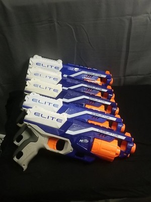 Lot Of 5 Nerf N-Strike Elite Disruptor Rapid Fire Nerf Gun Blaster w 30 Darts
