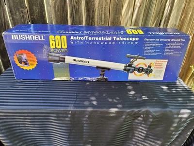Telescope Bushnell 600x Power Refractor 60mm Lens w/ Tripod Moon