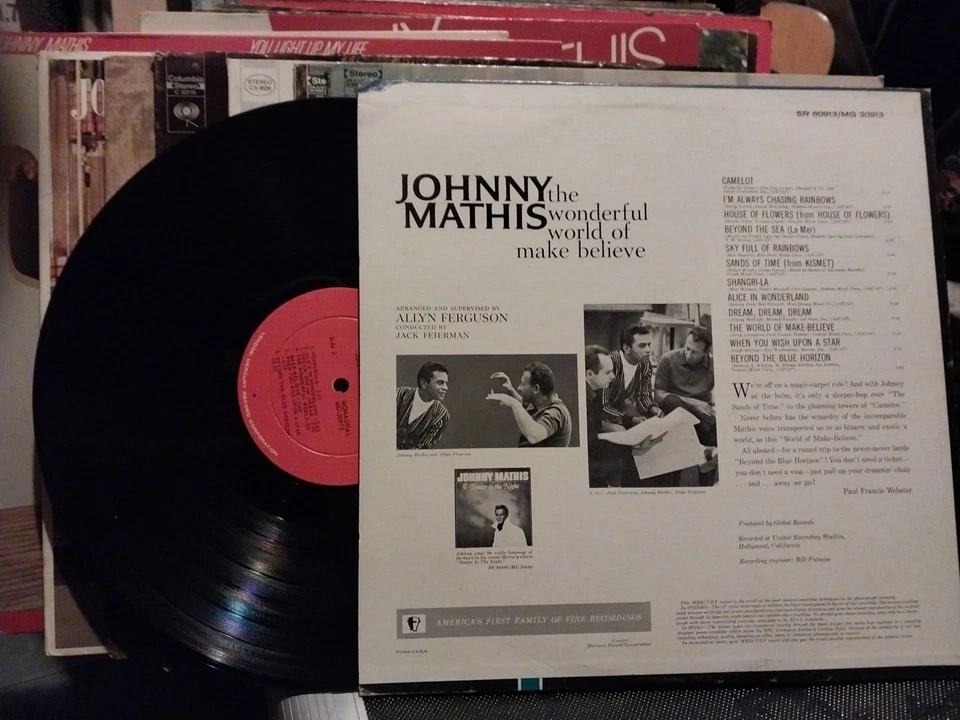 Johnny Mathis 9 LP Lot 1 Of Original Columbia Records Vinyl All VG+/NM See Pics - Image 3 of 4
