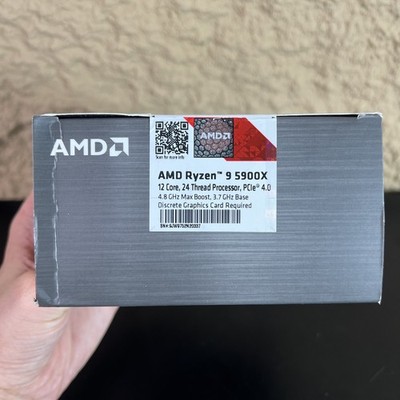 AMD Ryzen 9 5900X Desktop Processor (4.8GHz, 12 Cores, Socket AM4