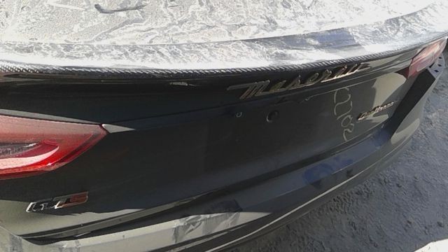 17 MASERATI QUATTROPORT Trunk decklid hatch tailgate black ner w-camera spoiler