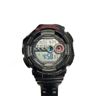 CASIO Quartz Watch G-SHOCK Digital Rubber BLK GD-100-1AJF