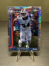 2025 Topps Chrome #358 Landon Jackson Rookie Pulsar Refractor Buffalo Bills (RC)