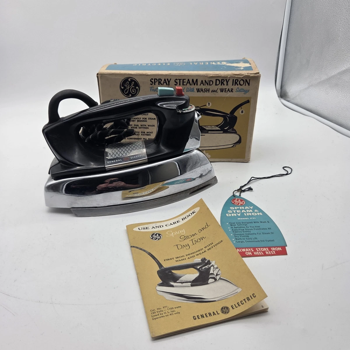 General Electric Steam Iron In Collectible Irons for sale | eBay
