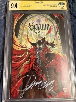 Spawn 300 9/2019 Todd McFarlane CBCS 9.4 Signed By J. Scott Campbell