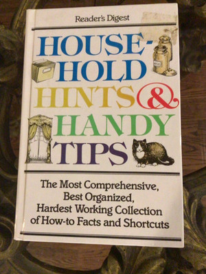 Reader's Digest Household Hints & Handy Tips 1988  Vintage  Hardcover