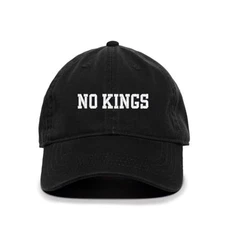 No Kings Democrats Anti Republican Embroidered Baseball Cap Adjustable Dad Hat