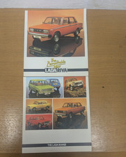 Lada model range circa 1980 + Lada Riva sales literature