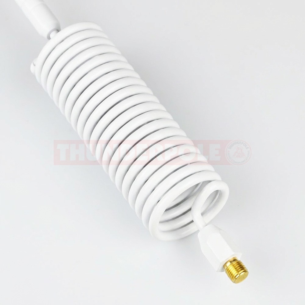 Thunderpole Trucker HD | Heavy Duty Aerial CB Radio 0.89m Antenna | White