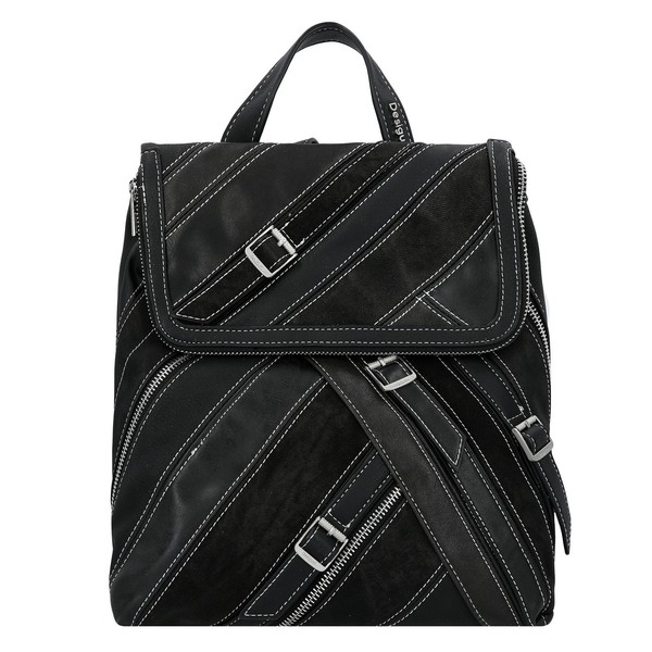 Desigual Fibonacci Hampton City-Rucksack 30Cm #DSG-25WAKP25 (Schwarz)-image