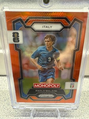 2026 Panini Prizm FIFA World Cup #37 Paolo Maldini – Italy, True