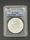 U.S. Mint 2006 American Silver Eagle 1 oz .999 Silver PCGS MS69 11069127