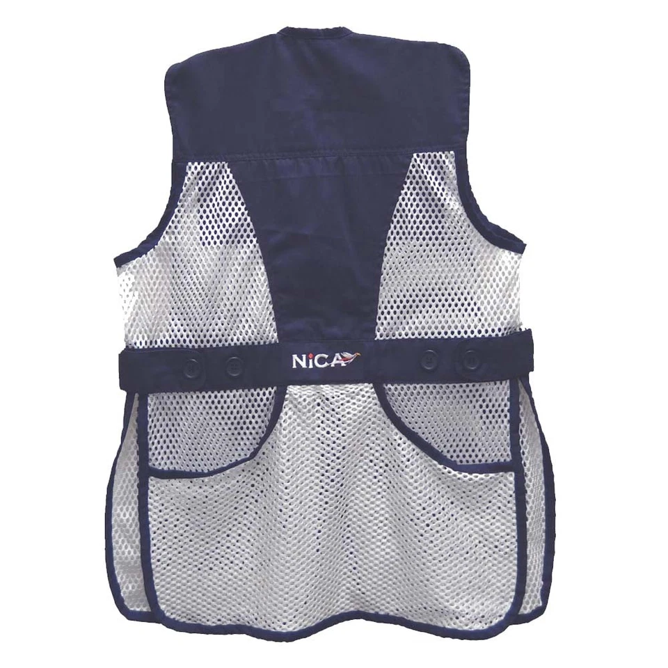 New Nica Youth Shooting Vest Navy - Image 2 of 2