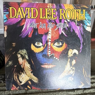 David Lee Roth Eat 'Em and Smile Vinyl LP Record 1986 Warner Bros