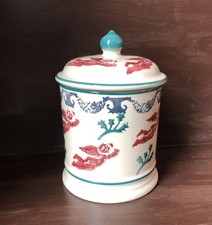 Emma Bridgewater RARE Red Cherubs England For Royal Academy Tea Canister / Lid