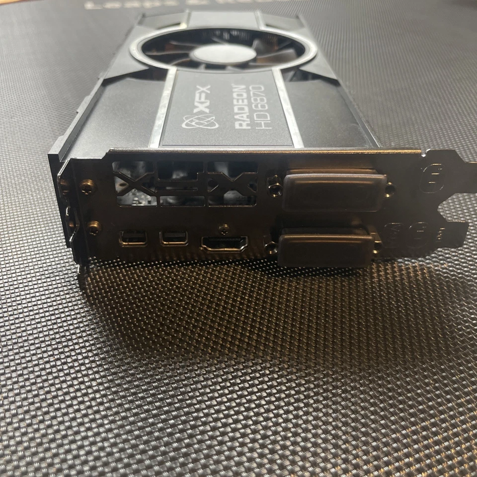 XFX Radeon HD6870 1GB DDR5 HD-687A-ZH VGA/HDMI Video Graphics Card Not Tested - Image 4 of 4