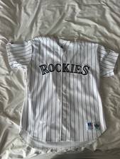 Russell Athletic Diamond Collection Colorado Rockies Authentic Jersey Size 48