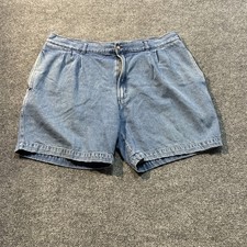 Vintage Bugle Boy Company Denim Shorts Relaxed Fit Medium Wash Men Size 40