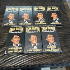Lot Of 7 The Dean Martin Celebrity Roasts VHS Tapes 4 Tapes New 3 are Open