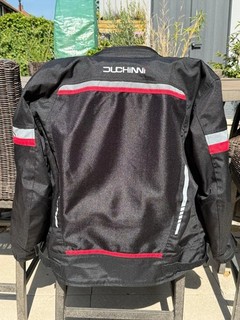 Duchinni Motorcycle Jacket XXL Armoured Textile Mesh Black Worn Once