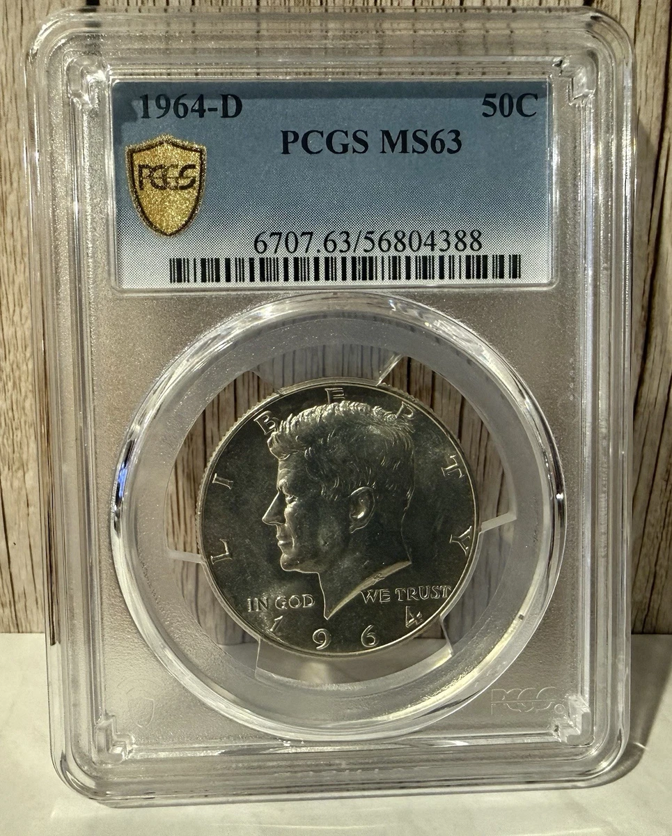 1964 PCGS MS63 ケネディ銀貨 MS 63 Graded 1964 Kennedy US Half Dollars (1964-Now) for sale | eBay