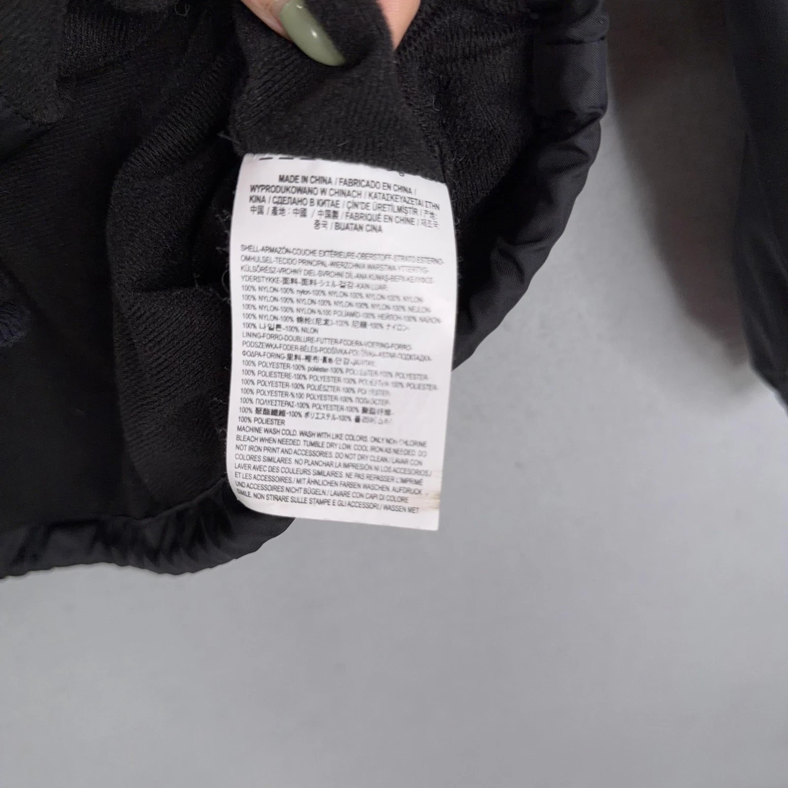 Vans Jacket Mens Medium Black Nightmare Before Christmas Oogie Boogie Coach - product detail image 6