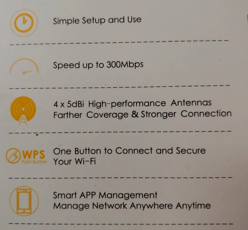 Wavlink WL-WN529R2P 300Mbps Smart Wi-Fi Router New in box - Image 2 of 4