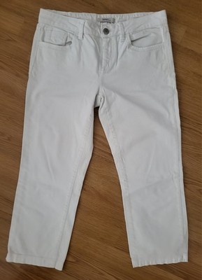 Esprit Damen Capri Hose, 3/4 Jeans , Weiß, Gr. 29 (38 - 40)