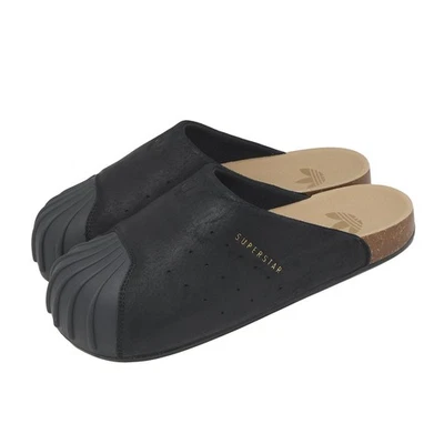 adidas Originals Adimule Superstar Black Brown Men Unisex Casual Mule LC0415 - Photo 1/4