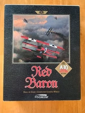 Red Baron Dynamix PC Big Box Sierra DOS CD 1994 & A-10 Tank Killer