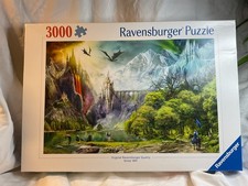 SEALED BAG Reign of Dragons 3000 Piece Jigsaw Puzzle Ravensburger, New