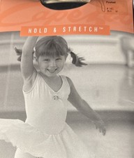 CAPEZIO Children's HOLD  STRETCH Black FOOTED TIGHTS M New Dance BALLET Girls