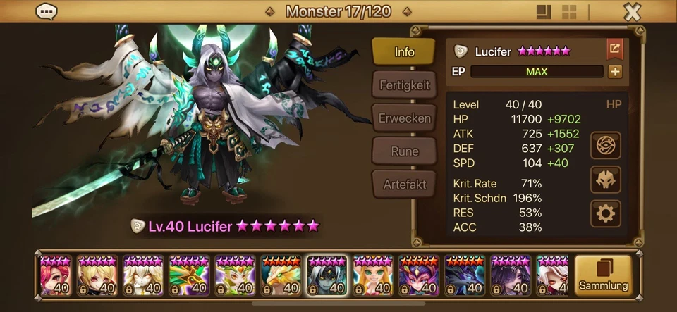 Summoners War EU, Lucifer Velaska