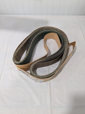 VSM Abrasive Belt: 2'' Wide, 60'' OAL, 80 Grit, Zirconia Alumina 10 Pack 319559
