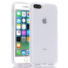 for iPhone 7 Plus/8 Plus Soft TPU Glitter Case Cover CLEAR