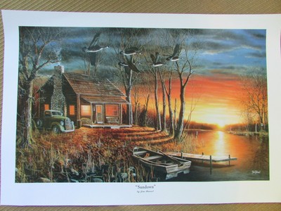 Jim Hansel Editions Set Of Four 4 Beauty Of America Wildlife Collection Prints Ebay