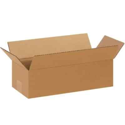50 - 14x6x4 Cardboard Shipping Moving Storage Boxes LONG Corrugated Cartons