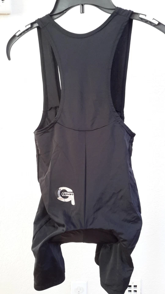 Culotte con tirantes de ciclismo GONSO/almohadilla talla 164 cm/US 14 negro sin mangas Foto 3 de 4