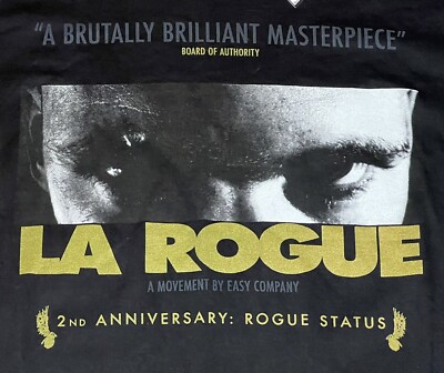 Rogue Status  LA 2 Year Anniversary T-shirt  M Rob Dyrdek And & Big Gun Show DTA