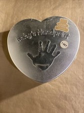 Baby's First Hand Print Kit "Child of Mine" Keepsake Casting Carters NIB Heart