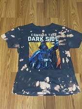 Star Wars Darth Vader Come To The Dark Side Shirt Mens Size L Bleached Tie Dye