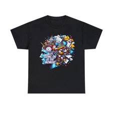 Unisex T Shirt A Lot Going On At The Moment Life Stress Work Student School Tee