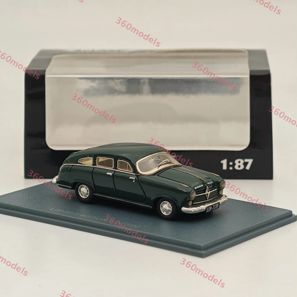 NEO SCALE MODELS 1/87 Borgward Hansa 2400 Green Resin Car Limited Collection - Photo 2/4
