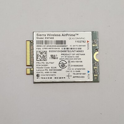 Lenovo ThinkPad L460 WWAN Karte 4G Sierra Wireless EM7455 4G LTE WWAN Karte