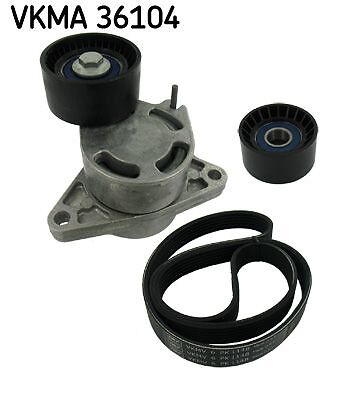 SKF Vkma 36104 Keilrippenriemensatz FüR Opel Renault-image