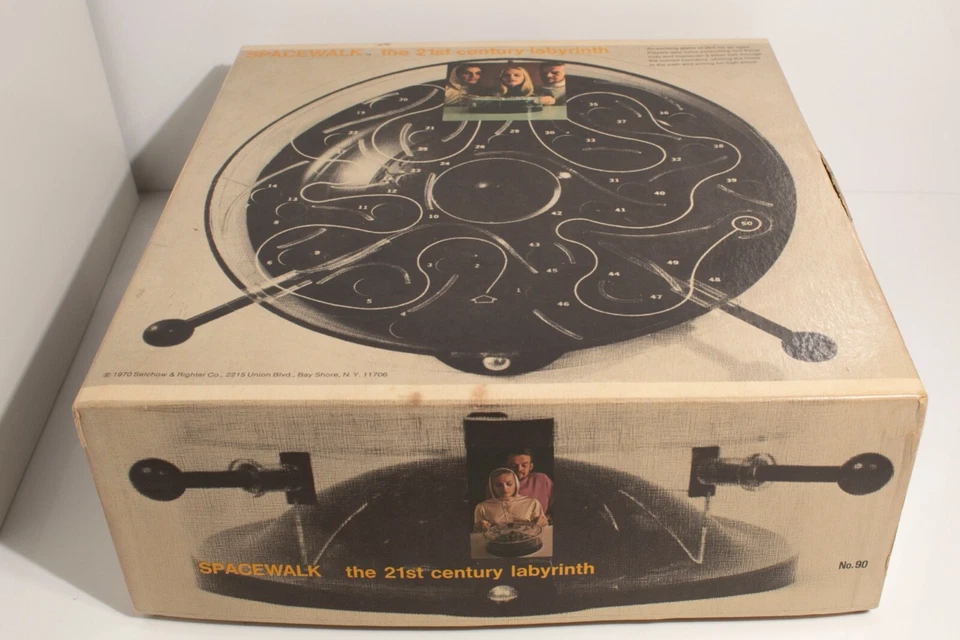 Spacewalk The 21st Century Labyrinth Game 1970 Selchow & Righter Co. England - Image 3 of 4