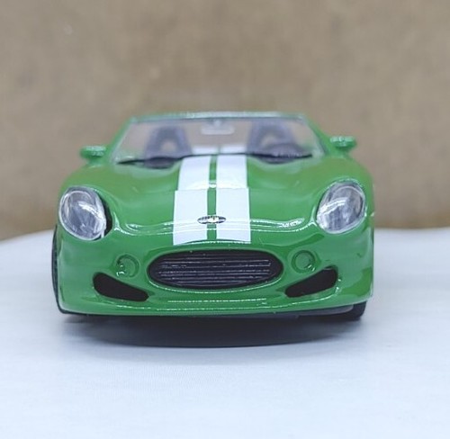 BBURAGO scala 1/43 Shelby Series One, green, die-cast, senza scatola - Foto 4 di 8