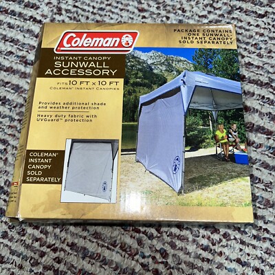 COLEMAN Sunwall Accessory 10X10 Canopy Tent, Shade Side