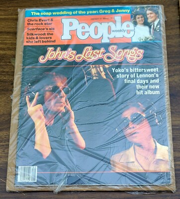 John Lennon Silkwood Scarface Mastrantonio Chris Everett People Magazine 2/20/84